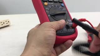 TECPEL, how to use a clamp transmitter with a digital multimeter?