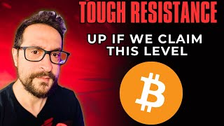 Tough Resistance: Up If We Can Claim This Level - Bitcoin Today @TheTradingParrot