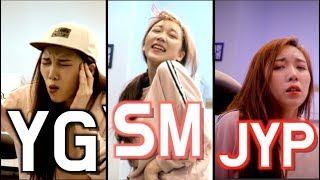 SM/YG/JYP 3대 기획사 모창 업그레이드🔥(the big 3 impressions)