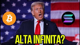 Trump Vai Fazer Bitcoin Disparar? Solana dispara com \