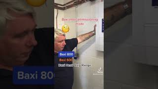 Baxi Service Mode #Shorts 600 800 Commissioning Mode #Tiktok