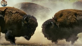 Bison Fight for Mating Rights | Wild Animal Life
