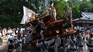 2019.7/28　永田町　科長神社宮入　山田だんじり祭り