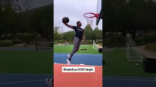 Windmill Dunk on EVERY height
