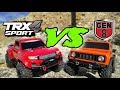 Redcat Gen8 VS Traxxas TRX4 Sport First Run Crawling RC