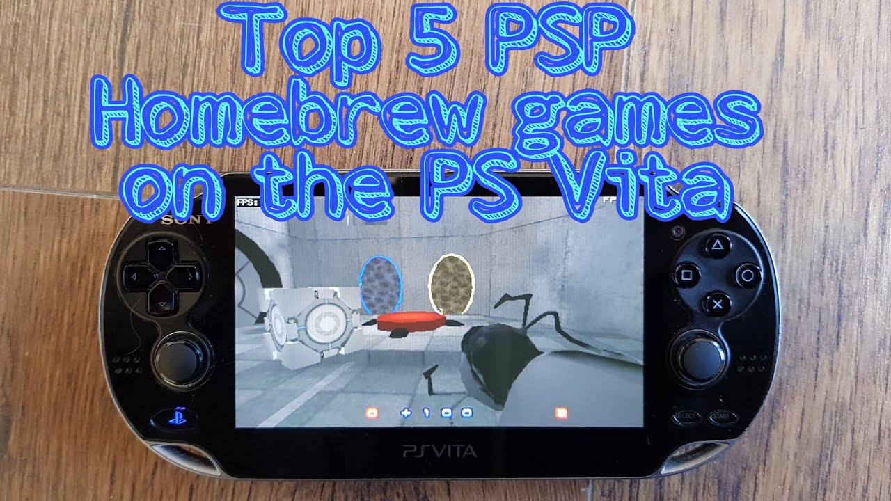 Top 5 PSP Homebrew Games On Your PS Vita - YouTube