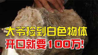 大爷河里捡到不明物体，开口就要100万，专家检测后整个人沉默了