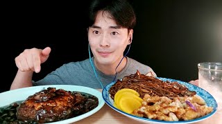 짜장면, 볶음밥, 탕수육 먹방 Mukbang EatingShow (Black-bean-sauce noodles, fried rice, Sweet and sour pork)