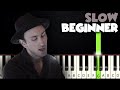 Love Is Gone - Slander | SLOW BEGINNER PIANO TUTORIAL + SHEET MUSIC by Betacustic