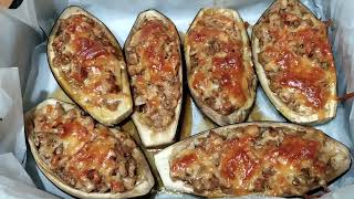 Вкуснейшие фаршированные баклажаны! Быстро, просто и вкусно! Stuffed eggplant. Delicious and simple!