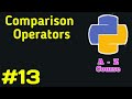 Comparison operators in Python