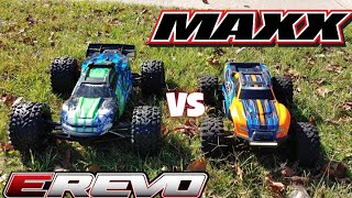 Traxxas Erevo 2.0 vs Maxx 4s