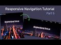 How to create a responsive navigation menu with HTML, CSS, JavaScript (2020) - Part 5: Final JS
