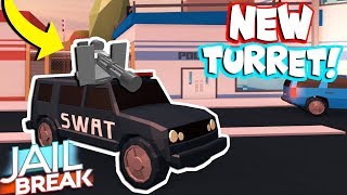 Roblox Jailbreak Swat Car Videos 9tube Tv - new turrets being added to swat car roblox jailbreak