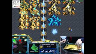 2014.11.25 프로토스(Protoss) 상대 놀리면서 게임하다가 정신 패배ㅠㅠ Fastest Maps in StarCraft Brood War(3:3TeamPlay)