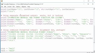 Python-4s Supplemental: Using the String Format Method