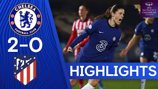 Chelsea 2-0 Atlético Madrid | Mjelde and Kirby Secure Superb Victory | UEFA Women's Champions League