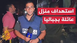 الجزيرة ترصد محاولات انتشال ضحايا قصف إسرائيلي في جباليا