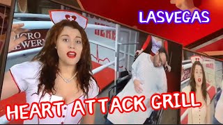 【ラスベガス】ナースのお仕置きハンバーガー店HEART ATTACK GRIlL👍LASVEGAS. June.2019.