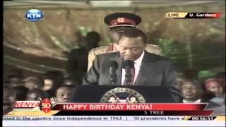 Kenya at 50 Celebrations: Uhuru Kenyatta's Full Speech