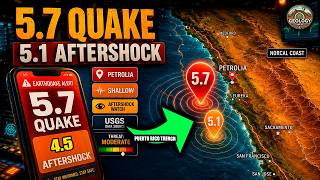 CALIFORNIA ON ALERT! Two Major Earthquakes Just Hit the Same Coast!