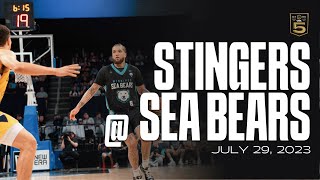 Edmonton Stingers at Winnipeg Sea Bears | Game Highlights | July 29, 2023
