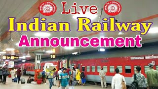 Live !! Popular Indian Railway Latest \u0026 Clear Train Announcement at New Delhi 2020 : Part 5