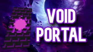 How to make a VOID PORTAL banner in Minecraft!