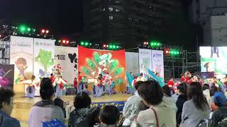 YOSAKOIさせぼ祭り2018前夜祭〜KAWATANAおどり連 孔雀〜