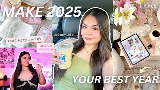 HOW TO MAKE 2025 YOUR BEST YEAR 🩰 new year guide, glow up, rebrand \u0026 productivity