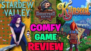 Stardew Valley VS Graveyard Keeper VS Kynseed! Comparing Comfy Games Review