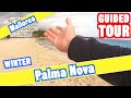 Palma Nova Mallorca WINTER - 4K guided walking tour