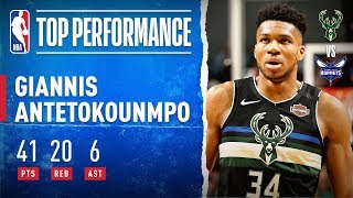 First Career 40-20 Game for Giannis!