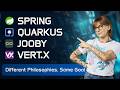 Spring, Quarkus, Jooby, Vert.x: Which Fits Your Architecture?
