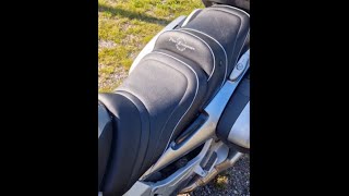 TopSellerie custom seat on the Honda ST1300