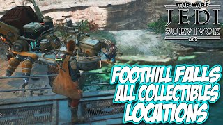 Star Wars Jedi Survivor - FOOTHILL FALLS ALL Collectible Locations (KOBOH)