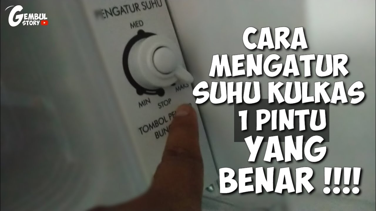 Cara Mengatur Suhu Kulkas Sharp 1 Pintu - Eminence Solutions