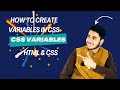 CSS Variables | How to Create Variables in CSS | HTML CSS JS Animation and Effects | #ITCourses