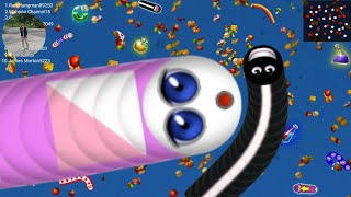 🐍WORMATE ZONE.IO | NEW Rắn Săn Mồi #424 BIGGEST SNAKE | Epic Worms Zone Best Gameplay.