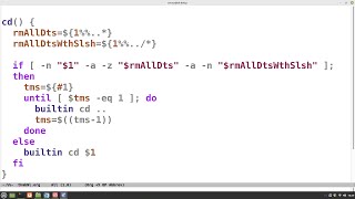 Linux | 1 | Shell script | Customize change directory, cd command
