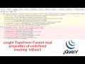 How to fix caught TypeError: Cannot read properties of undefined (reading 'mData')  #howto #solution