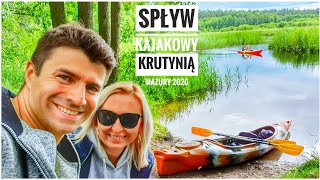 KRUTYNIA - Spływ kajakowy Krutynią trasa Ukta - Nowy Most, Mazury, Polska