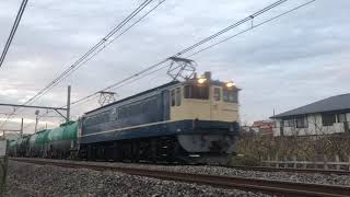 【JR貨物】EF65 2101牽引 8876レ