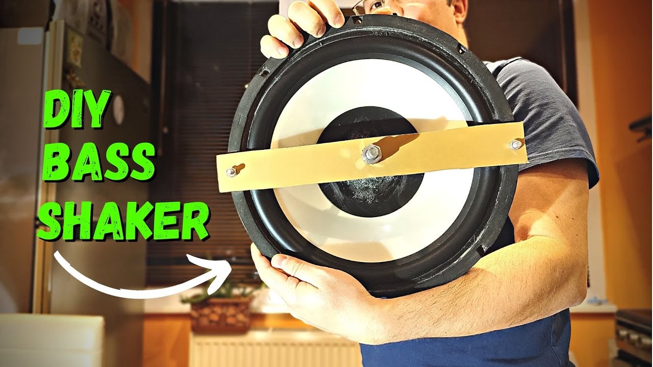 DIY Bass Shaker Made Of Old Loudspeaker - A.k.a. Tactile Transducer ...