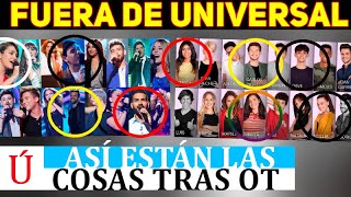 ¡Despedidos! Los triunfitos que ya no están con Universal tras Operación Triunfo