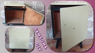 لن تتخيلوا كيف غيرت من شكل هذا الدولاب القديم / تجديد الاثاث القديم / How to Upcycle Your Furniture