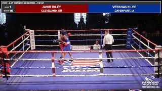 Vershaun Lee boxing 2023 Last Chance Olympic Qualifier-semifinals