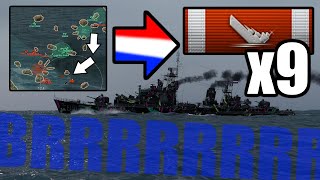 GRRRRRRRRRRRoooningen - Cross Fire and 9 Ships DOWN