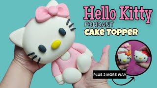 HELLO KITTY cake topper | big topper | 2 more way for smaller head topper | 💕💕💕