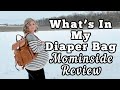 WHAT'S IN MY BABY'S DIAPER BAG + REVIEW FOR MOMINSIDE DIAPER BACKPACK | MEGA MOM